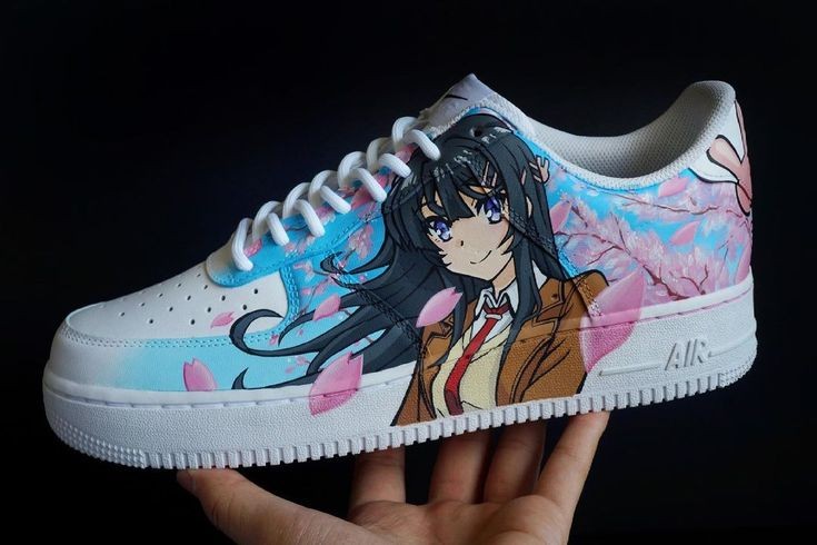 Blossom Senpai - Handpainted Sneakers